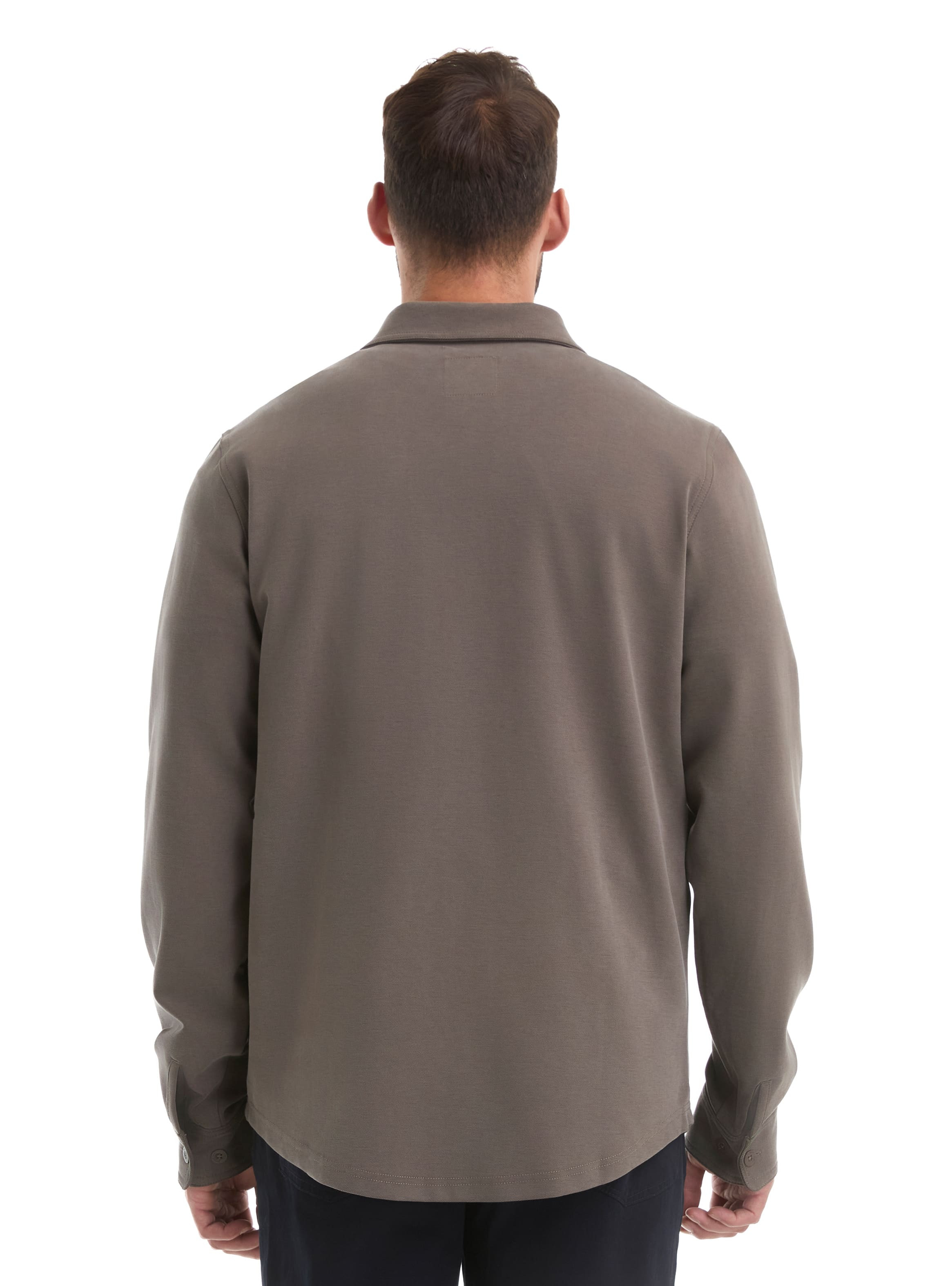 CAMISA HOMBRE MANGA LARGA TEXTURA CASUAL PANAMA JACK - L962 | GRIS - 2