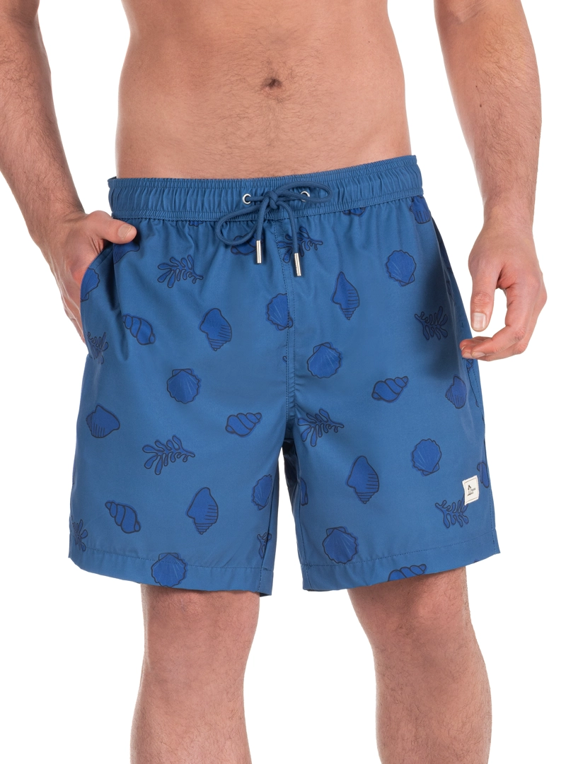 TRAJE DE BAÑO HOMBRE FUL PRINT PANAMA JACK - PJH015M | AZUL - 1