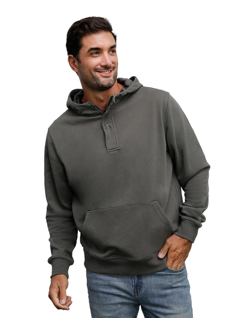 POLERON HOMBRE CON GORRO PANAMA JACK - H944 | GRIS - 1