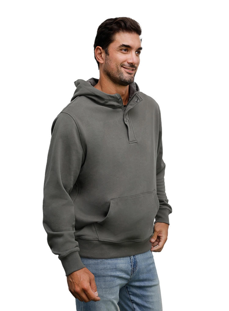 POLERON HOMBRE CON GORRO PANAMA JACK - H944 | GRIS - 2