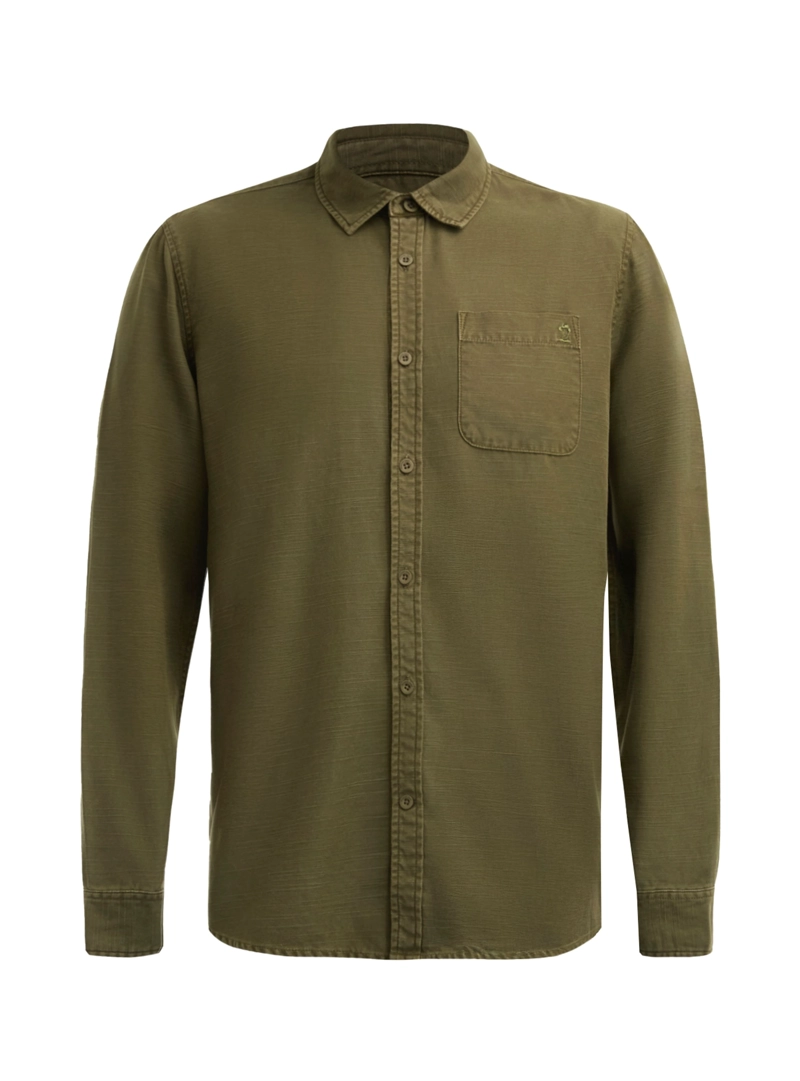 CAMISA HOMBRE MANGA LARGA TWILL CASUAL PANAMA JACK - L961 | VERDE - 8