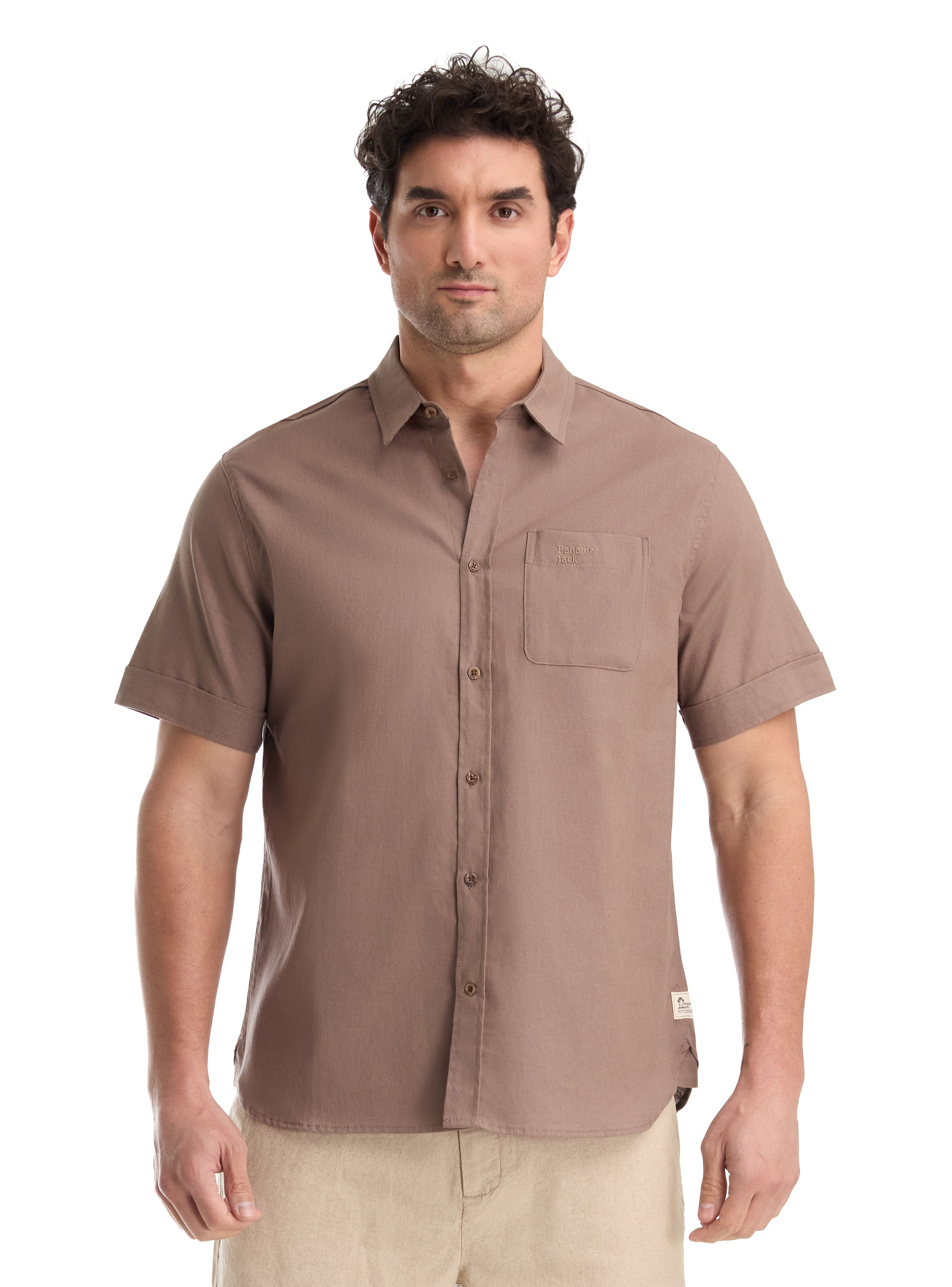 CAMISA CASUAL HOMBRE PANAMA JACK - K864 | BEIGE - 8
