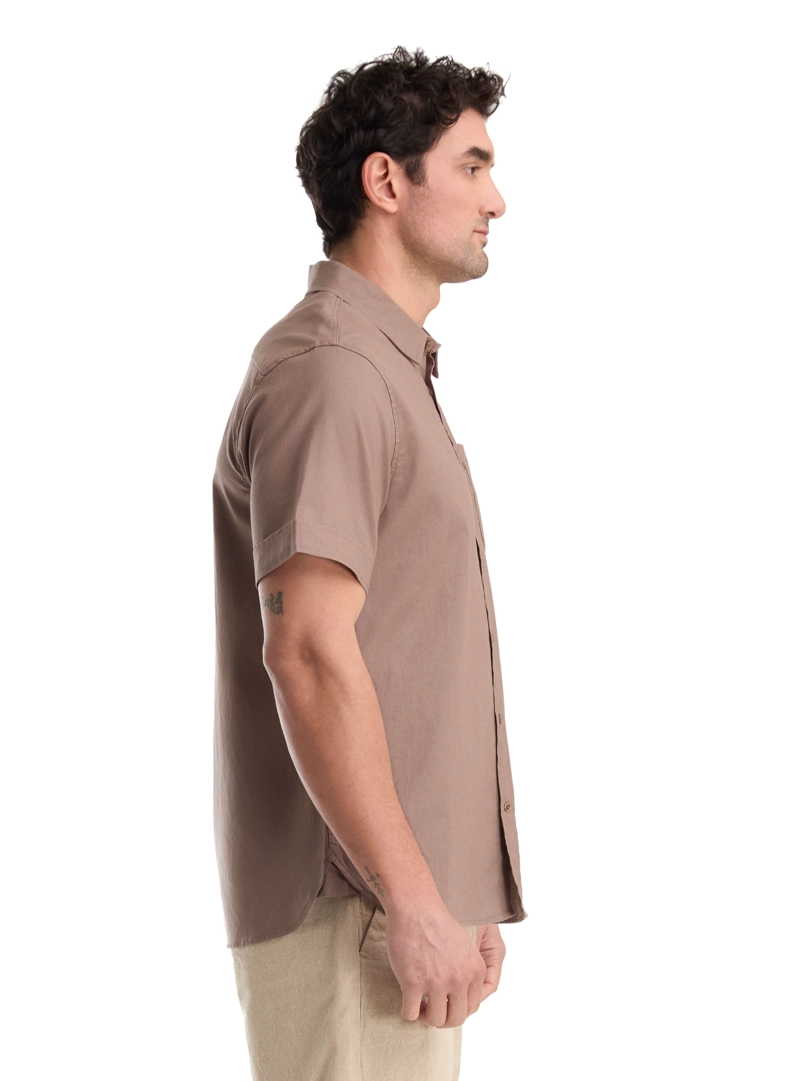 CAMISA HOMBRE TIPO LINO PANAMA JACK - K864 | BEIGE - 9