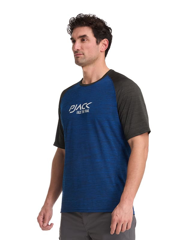 POLERA OUTDOOR Y CASUAL HOMBRE PJACK - K851 | AZUL - 4
