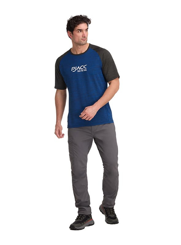 POLERA OUTDOOR Y CASUAL HOMBRE PJACK - K851 | AZUL - 6