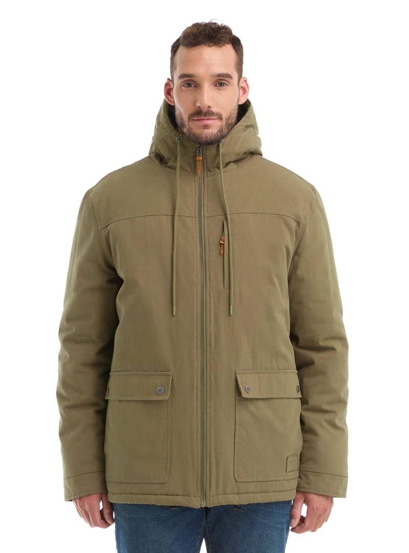 CHAQUETA HOMBRE CANVAS GORRO PANAMA JACK - L969 | VERDE - 2