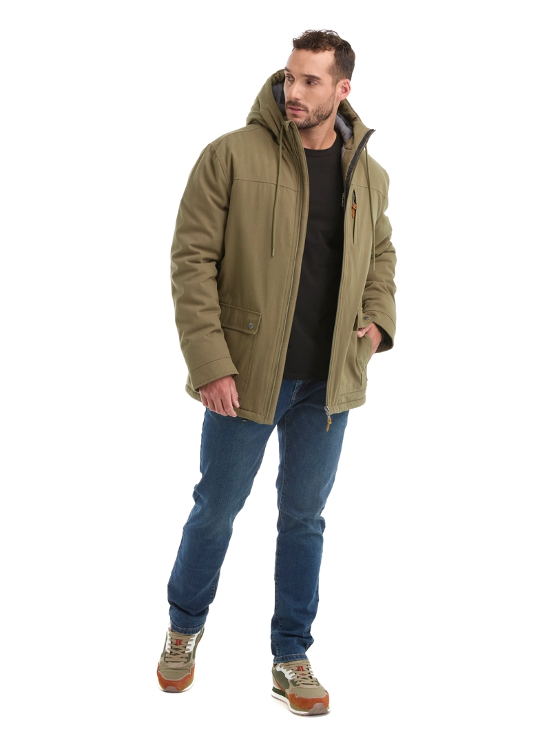 CHAQUETA HOMBRE CANVAS GORRO PANAMA JACK - L969 | VERDE - 9