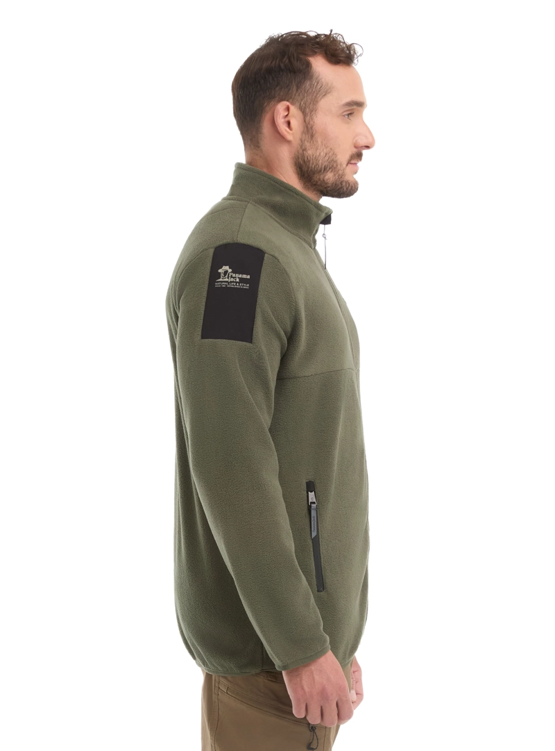 POLERON HOMBRE POLAR FLEECE FULL ZIPPER PANAMA JACK - L968 | VERDE - 3