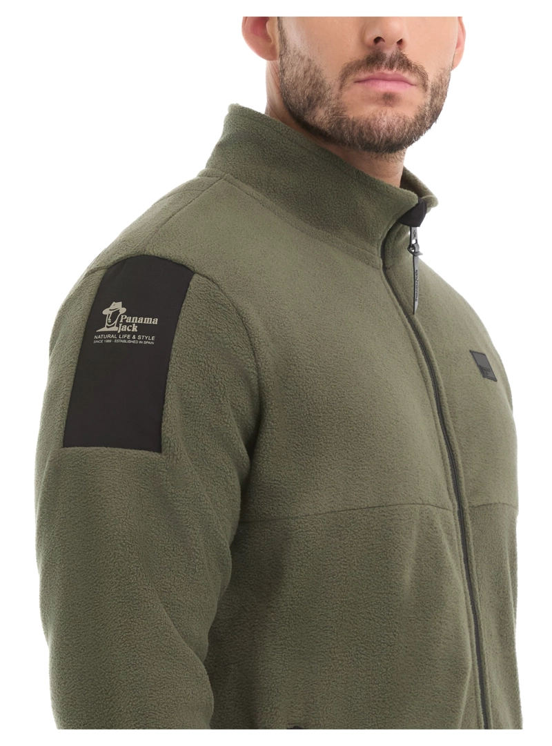POLERON HOMBRE POLAR FLEECE FULL ZIPPER PANAMA JACK - L968 | VERDE - 5