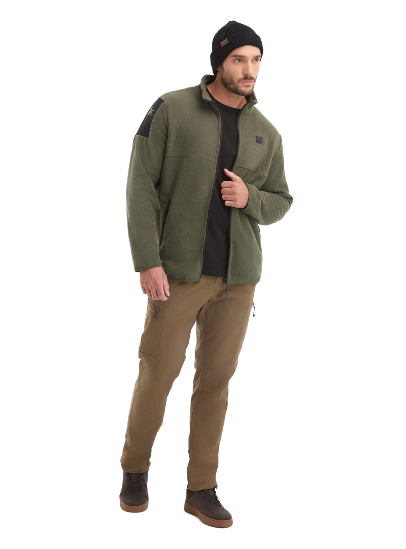 POLERON HOMBRE POLAR FLEECE FULL ZIPPER PANAMA JACK - L968 | VERDE - 7