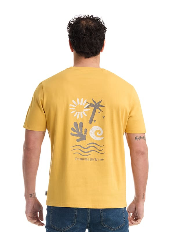 POLERA CASUAL HOMBRE PANAMA JACK - K857 | AMARILLO - 2