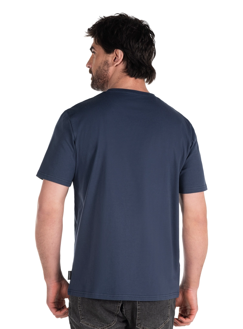 POLERA HOMBRE ALGODON CASUAL PANAMA JACK - PJH018M | AZUL - 2