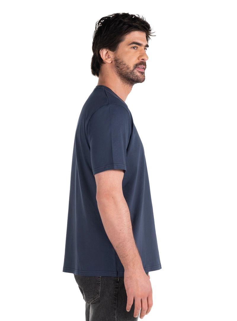 POLERA HOMBRE ALGODON CASUAL PANAMA JACK - PJH018M | AZUL - 3
