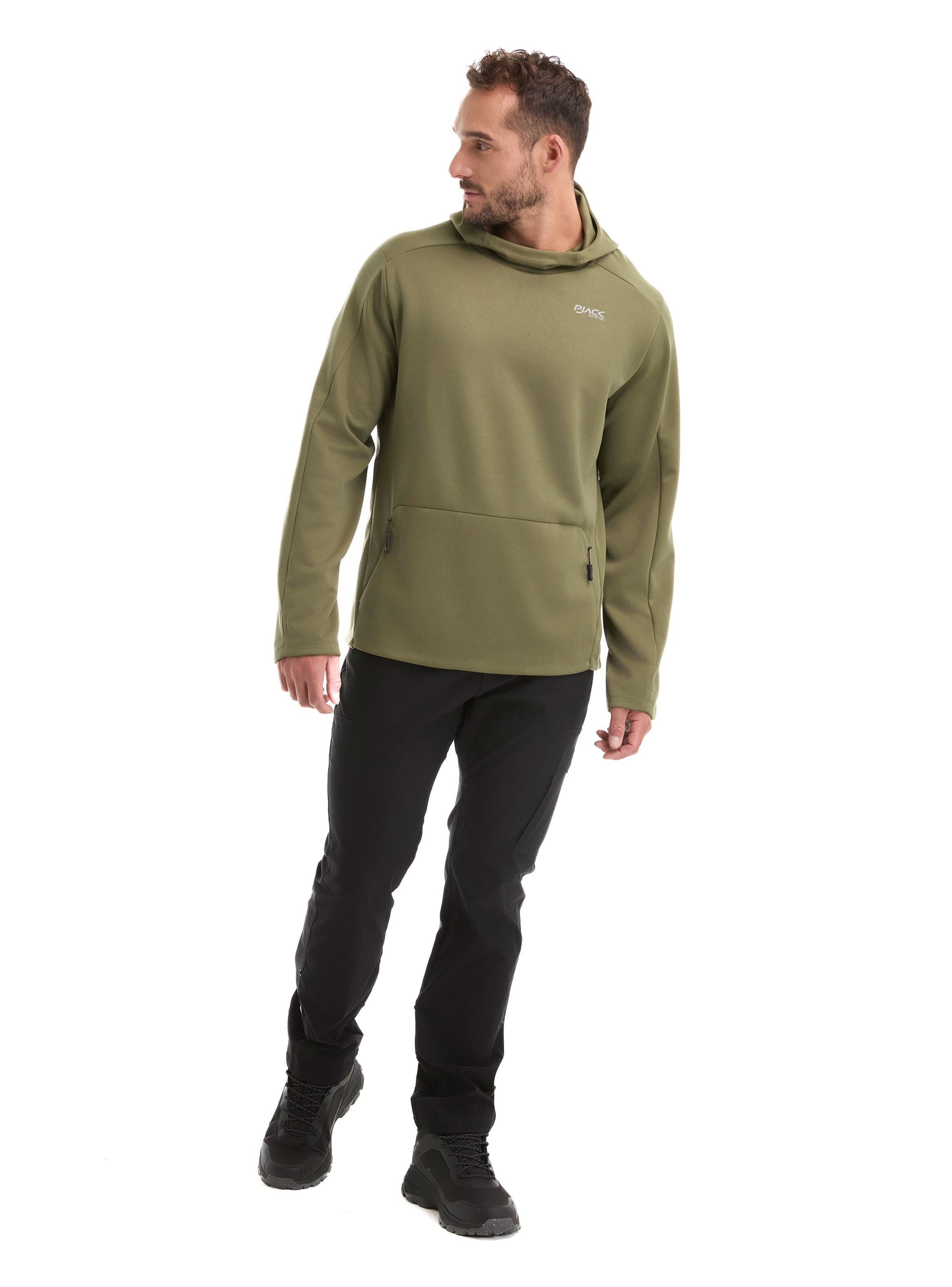 POLERON HOMBRE DEPORTIVO HOODIE PANAMA JACK - L981 | VERDE - 7