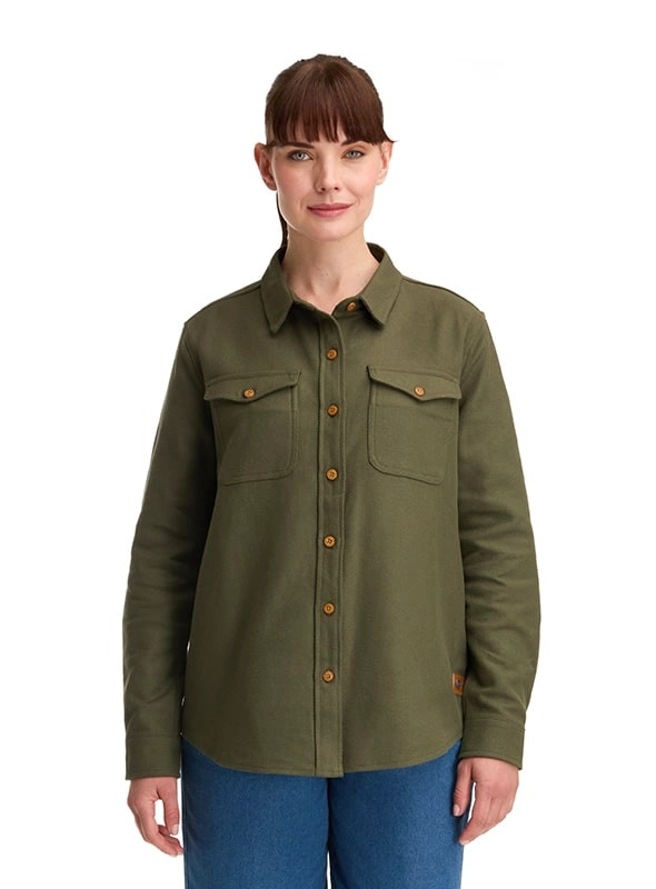 SOBRE CAMISA MUJER OVERSHIRT CASUAL PANAMA JACK - K846 | VERDE - 2