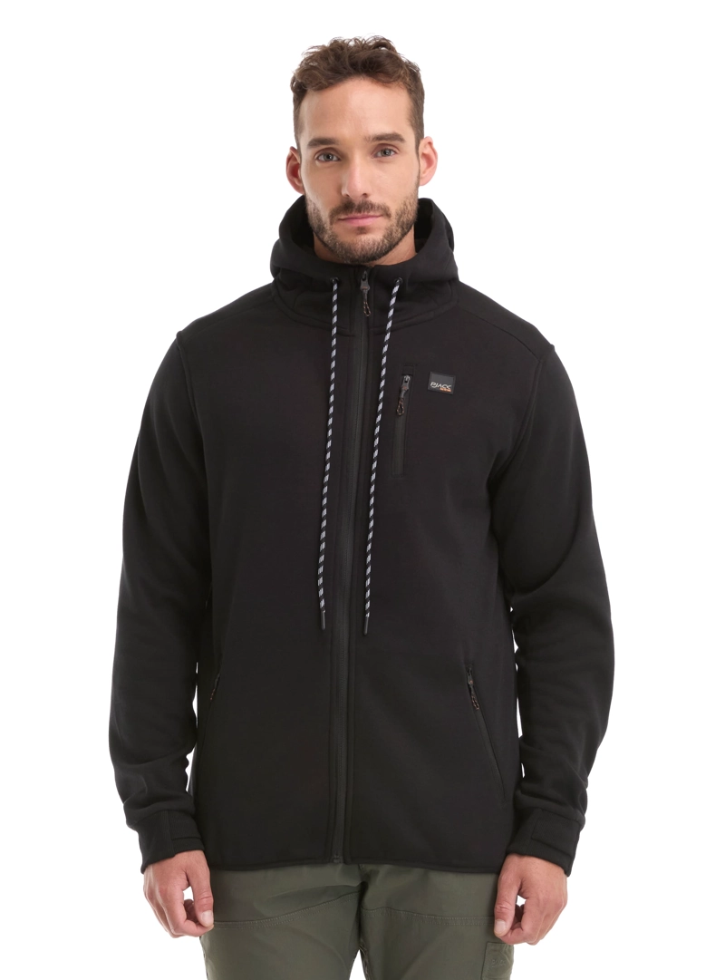 POLERON HOMBRE BONDED POLAR DEPORTIVO PANAMA JACK - L980 | NEGRO - 1