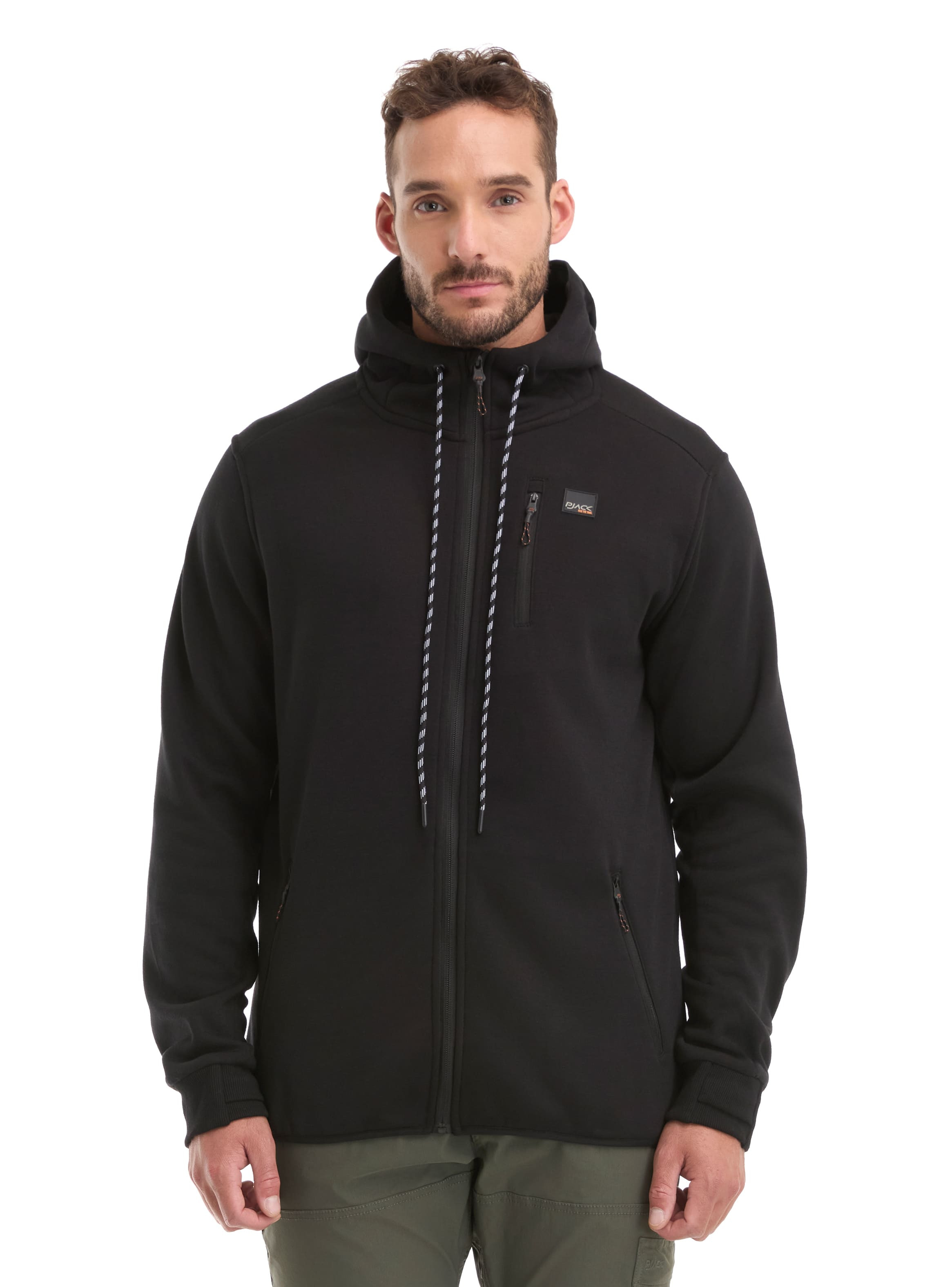 POLERON HOMBRE BONDED POLAR DEPORTIVO PANAMA JACK - L980 | NEGRO - 1