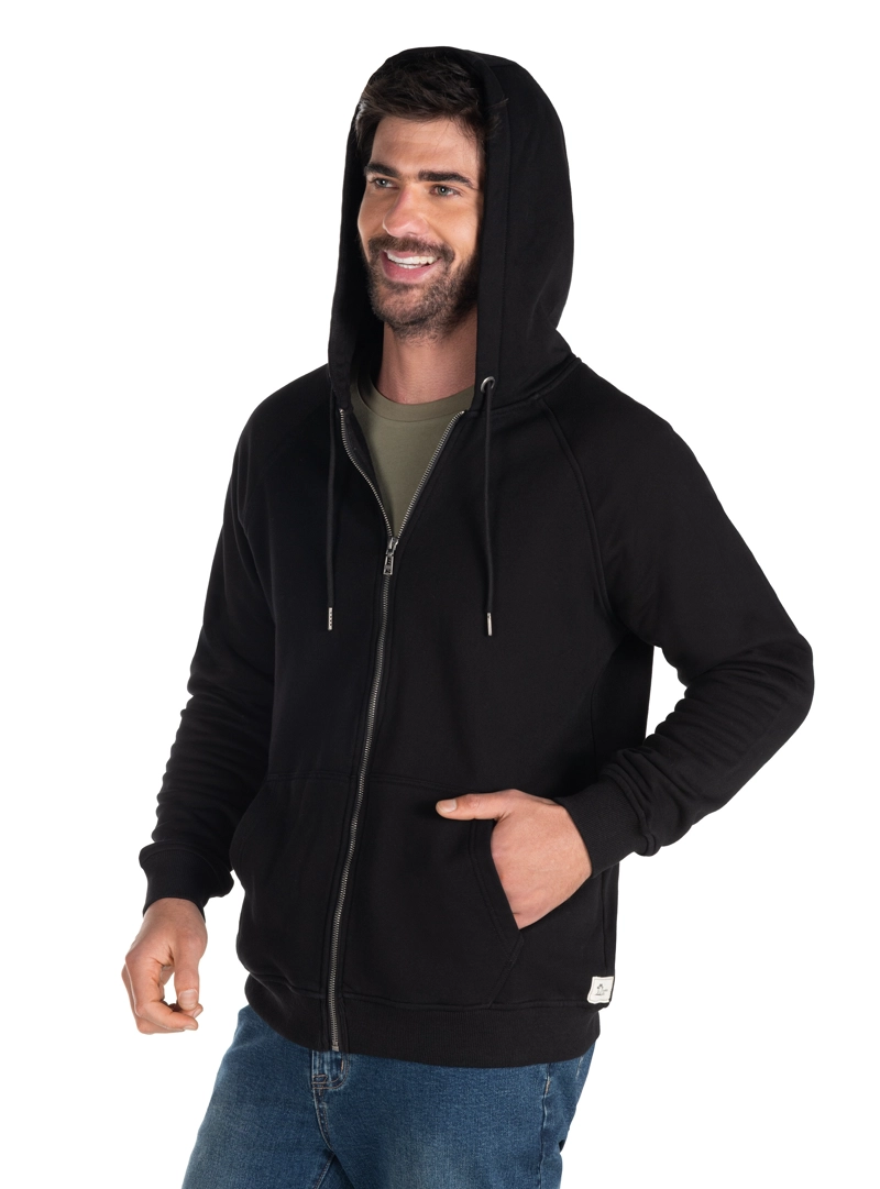 POLERON HOMBRE ZIPPER PANAMA JACK - PJH007M | NEGRO - 5