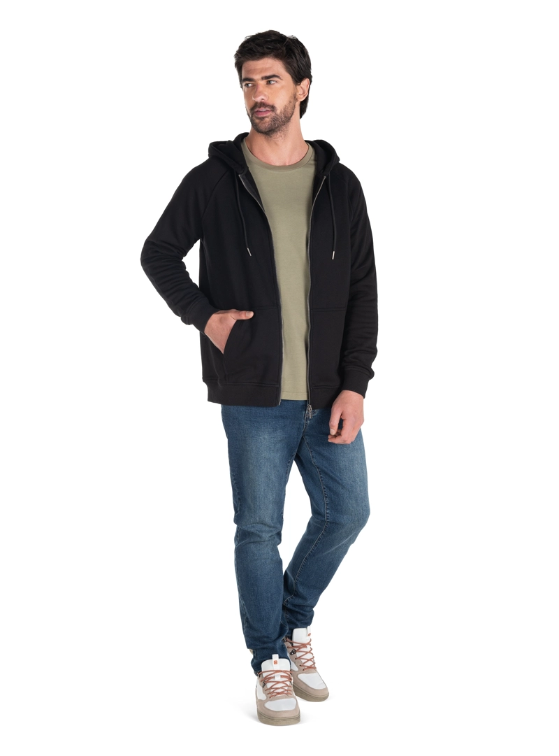 POLERON HOMBRE ZIPPER PANAMA JACK - PJH007M | NEGRO - 8