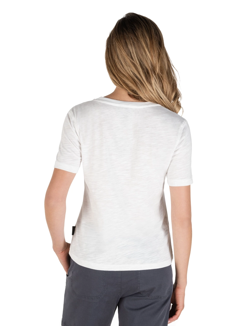 POLERA MUJER MANGA CORTA ALGODON PANAMA JACK - PJM001M | BLANCO - 3