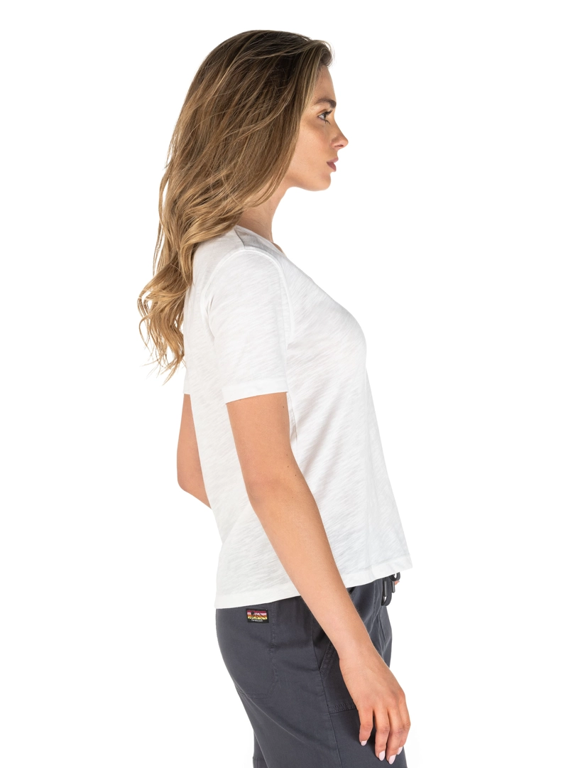 POLERA MUJER MANGA CORTA ALGODON PANAMA JACK - PJM001M | BLANCO - 4