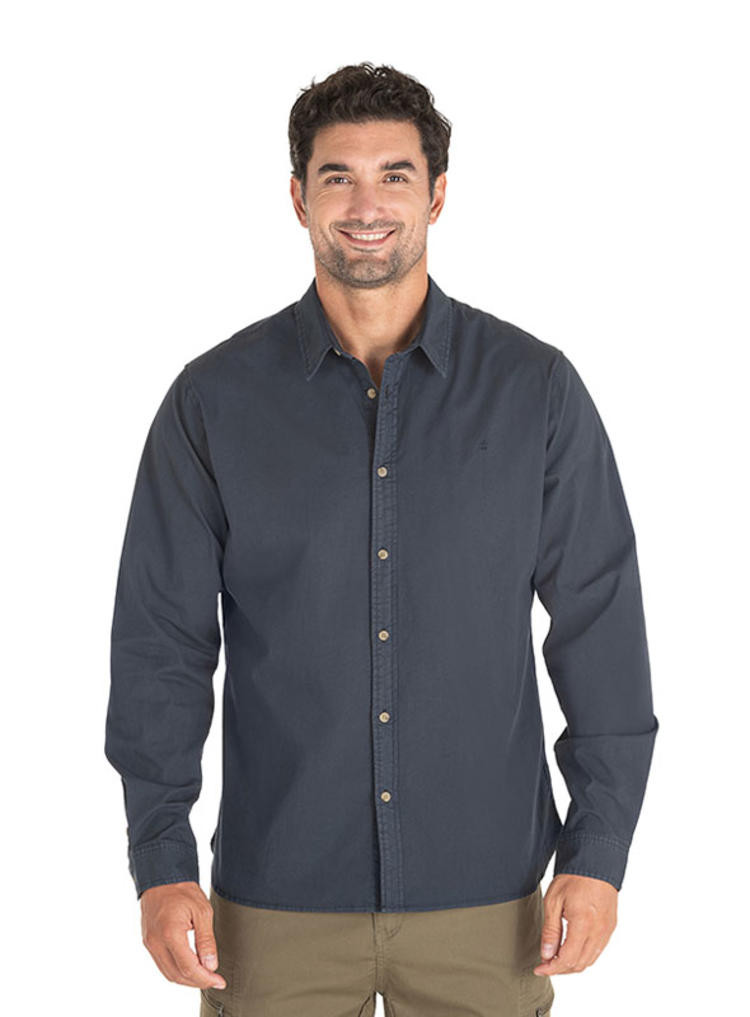 CAMISA CASUAL HOMBRE PANAMA JACK - J917 | AZUL - 1