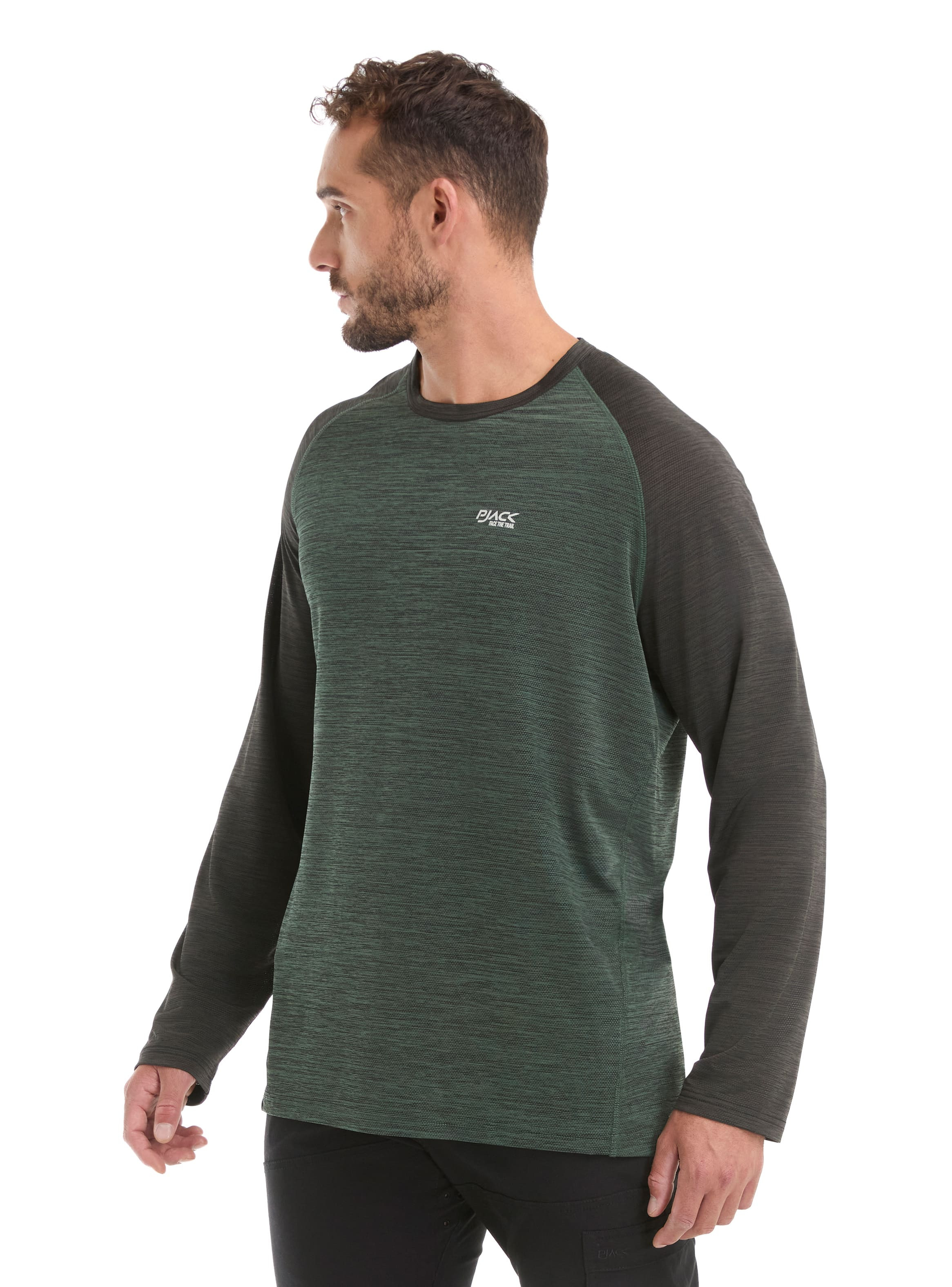 POLERA HOMBRE MANGA LARGA DRY FIT PANAMA JACK - L978 | VERDE - 4