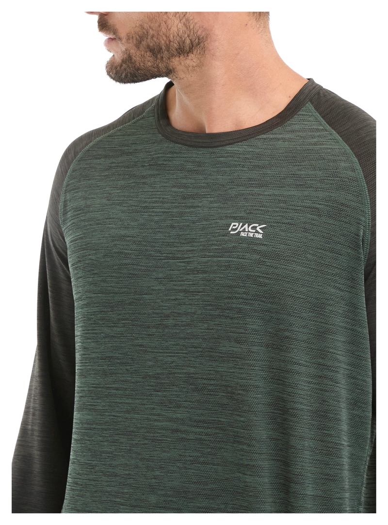 POLERA HOMBRE MANGA LARGA DRY FIT PANAMA JACK - L978 | VERDE - 5