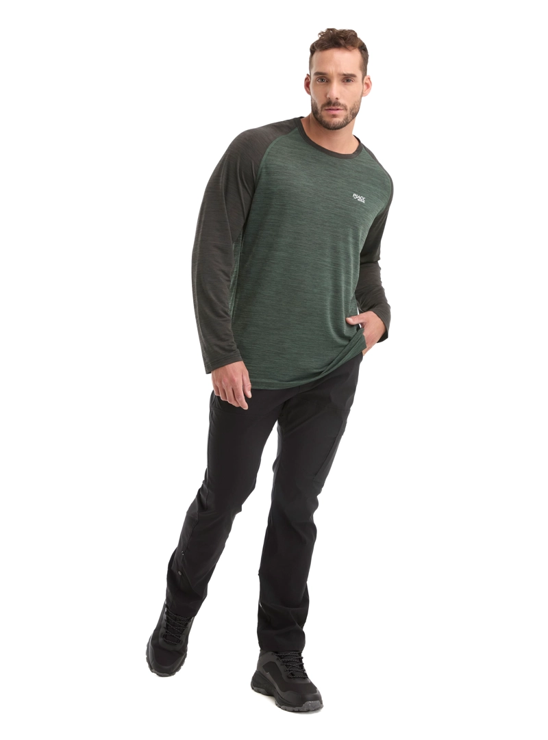 POLERA HOMBRE MANGA LARGA DRY FIT PANAMA JACK - L978 | VERDE - 7