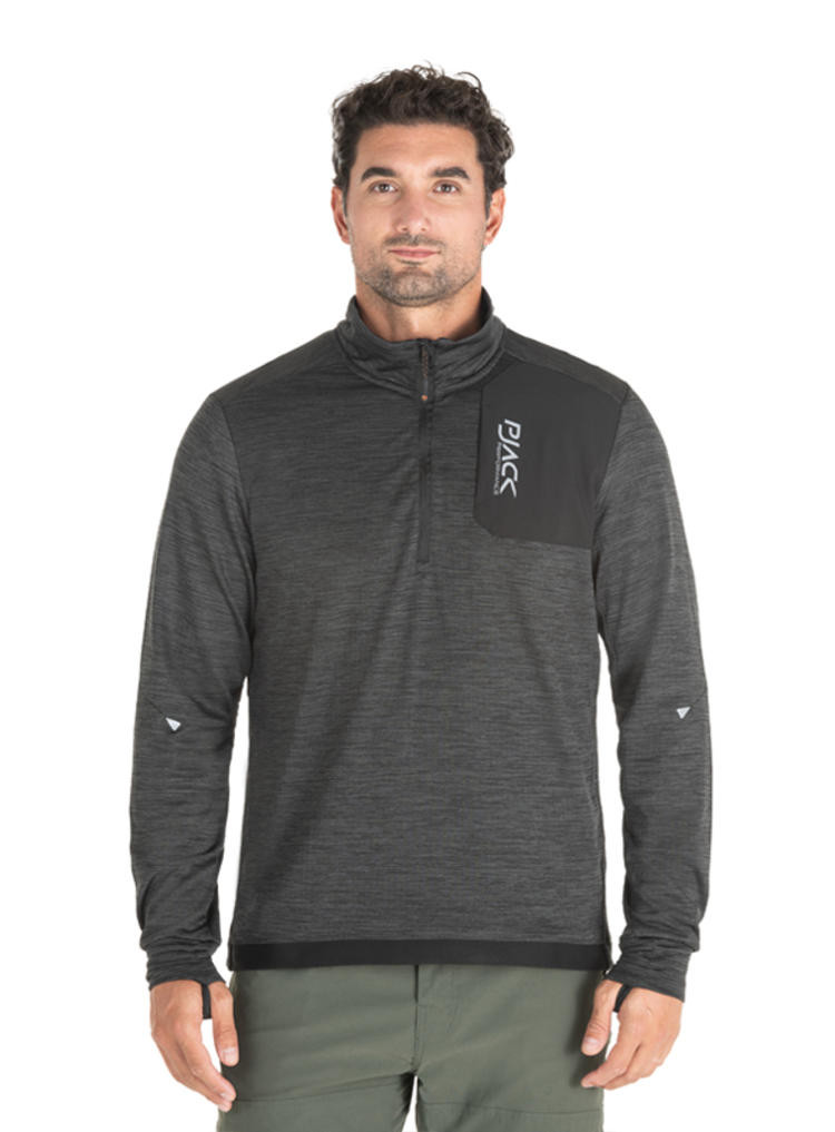 POLERON OUTDOOR Y CASUAL HOMBRE PJACK - J931 | GRIS - 1