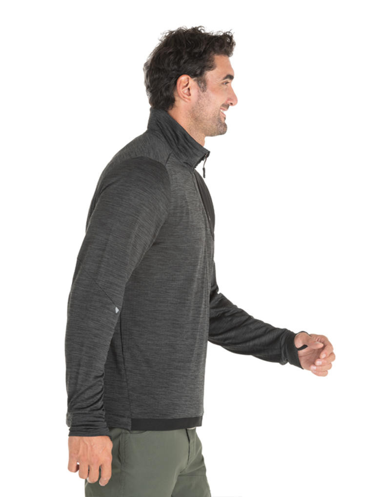 POLERON OUTDOOR Y CASUAL HOMBRE PJACK - J931 | GRIS - 2