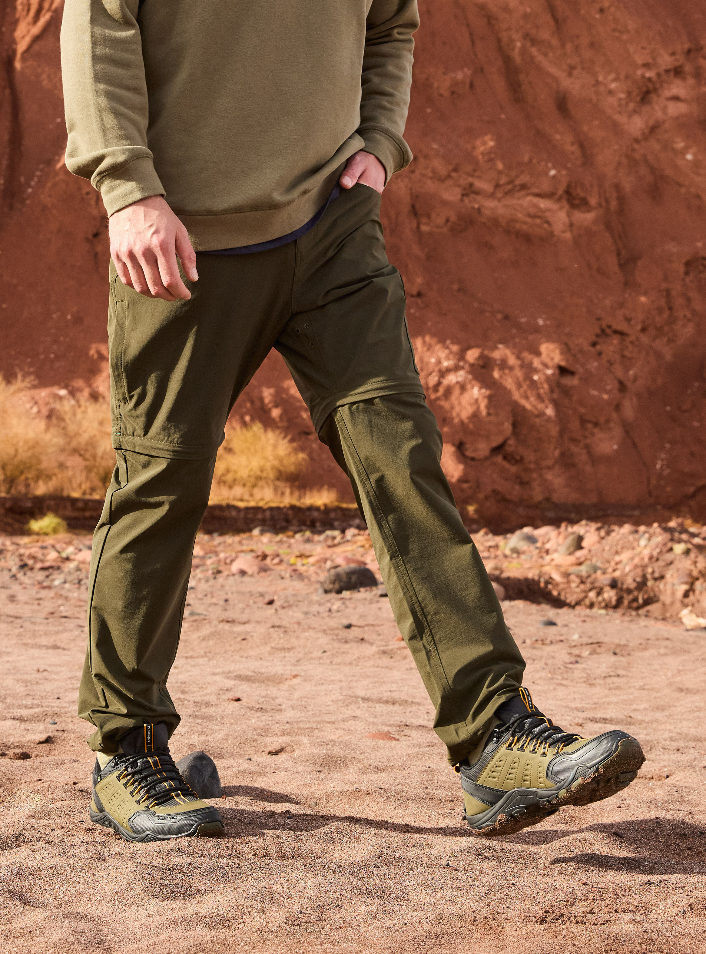 PANTALON HOMBRE DESMONTABLE PJACK - PAH004M | VERDE - 1