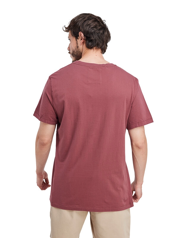 POLERA HOMBRE MANGA CORTA ALGODON PANAMA JACK - G944 | BORDO - 3