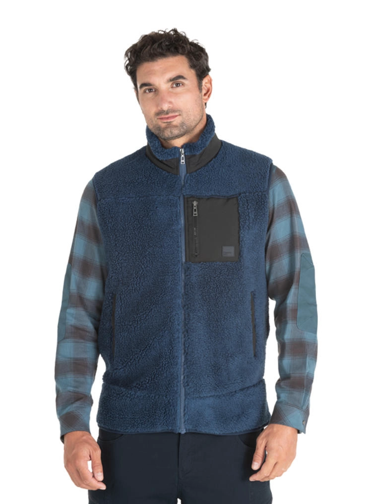 POLERON HOMBRE POLAR SIN MANGAS PANAMA JACK - J922 | AZUL - 1