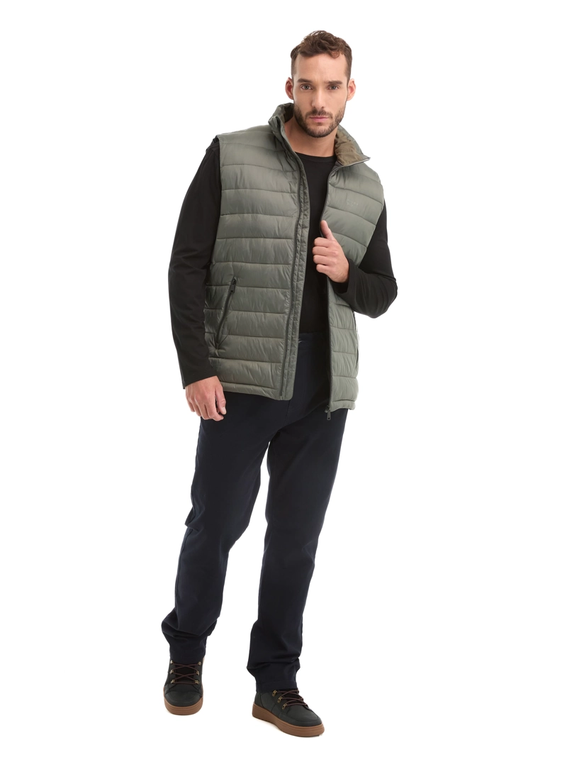 PARKA HOMBRE SIN MANGA LIVIANA ACOLCHADA PANAMA JACK - L974 | VERDE - 8