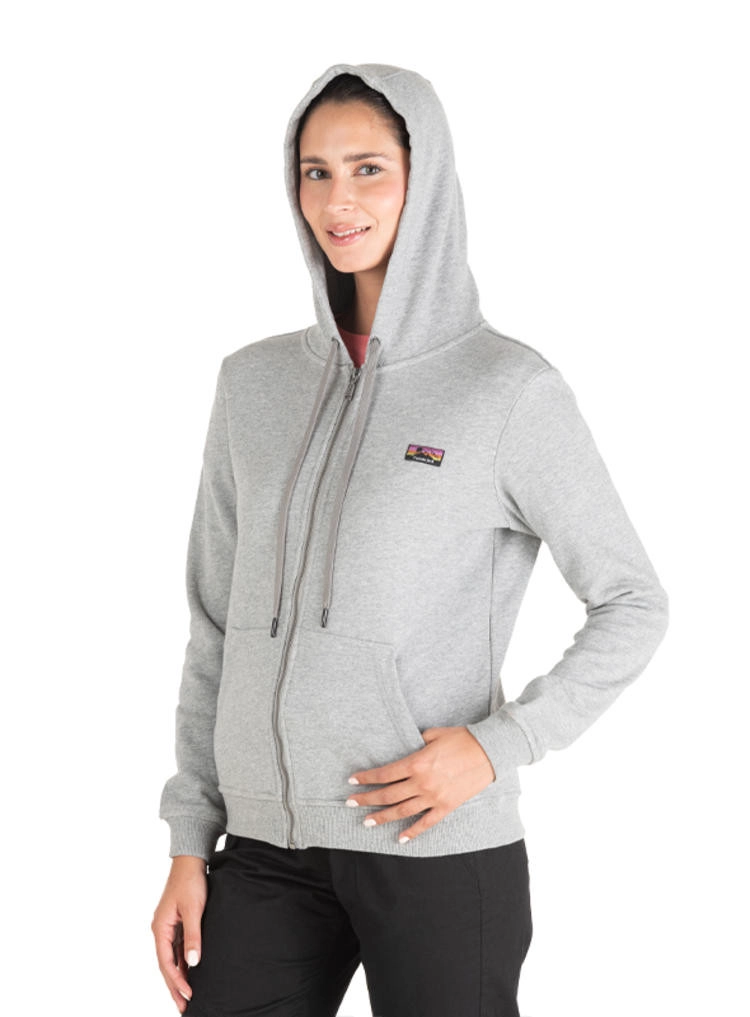 POLERON MUJER CON GORRO PANAMA JACK - J911 | GRIS - 4