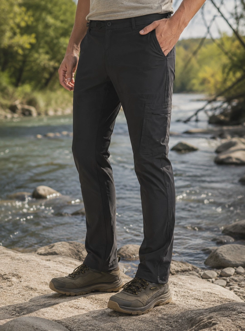 PANAMA JACK PANTALON HOMBRE AJUSTABLE OUTDOOR PJACK - J933 | NEGRO