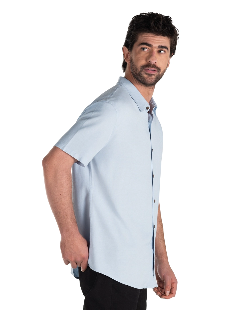 CAMISA LINO ALGODON HOMBRE PANAMA JACK - PJH004M | CELESTE - 4