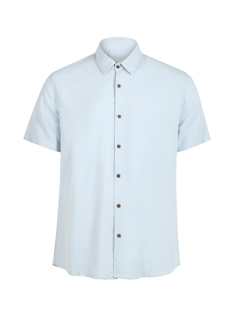 CAMISA LINO ALGODON HOMBRE PANAMA JACK - PJH004M | CELESTE - 9