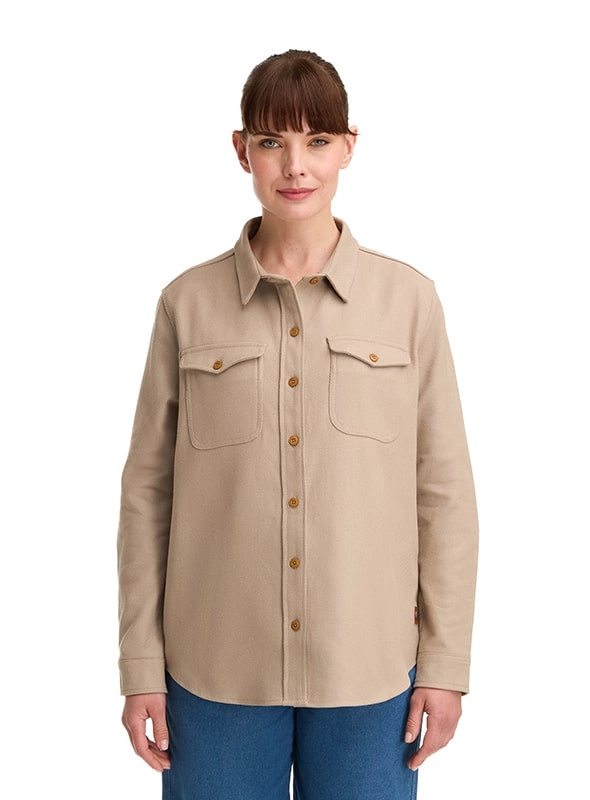 SOBRE CAMISA MUJER OVERSHIRT CASUAL PANAMA JACK - K846 | BEIGE - 2