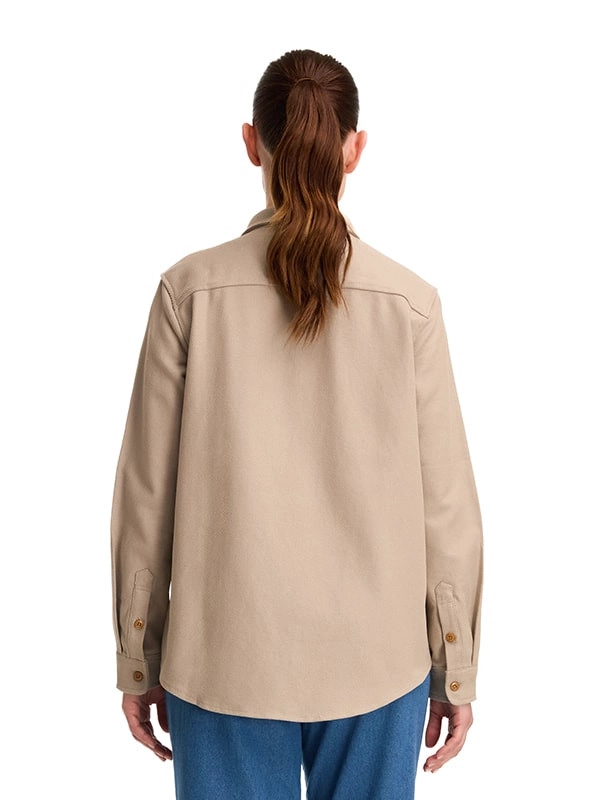 SOBRE CAMISA MUJER OVERSHIRT CASUAL PANAMA JACK - K846 | BEIGE - 3