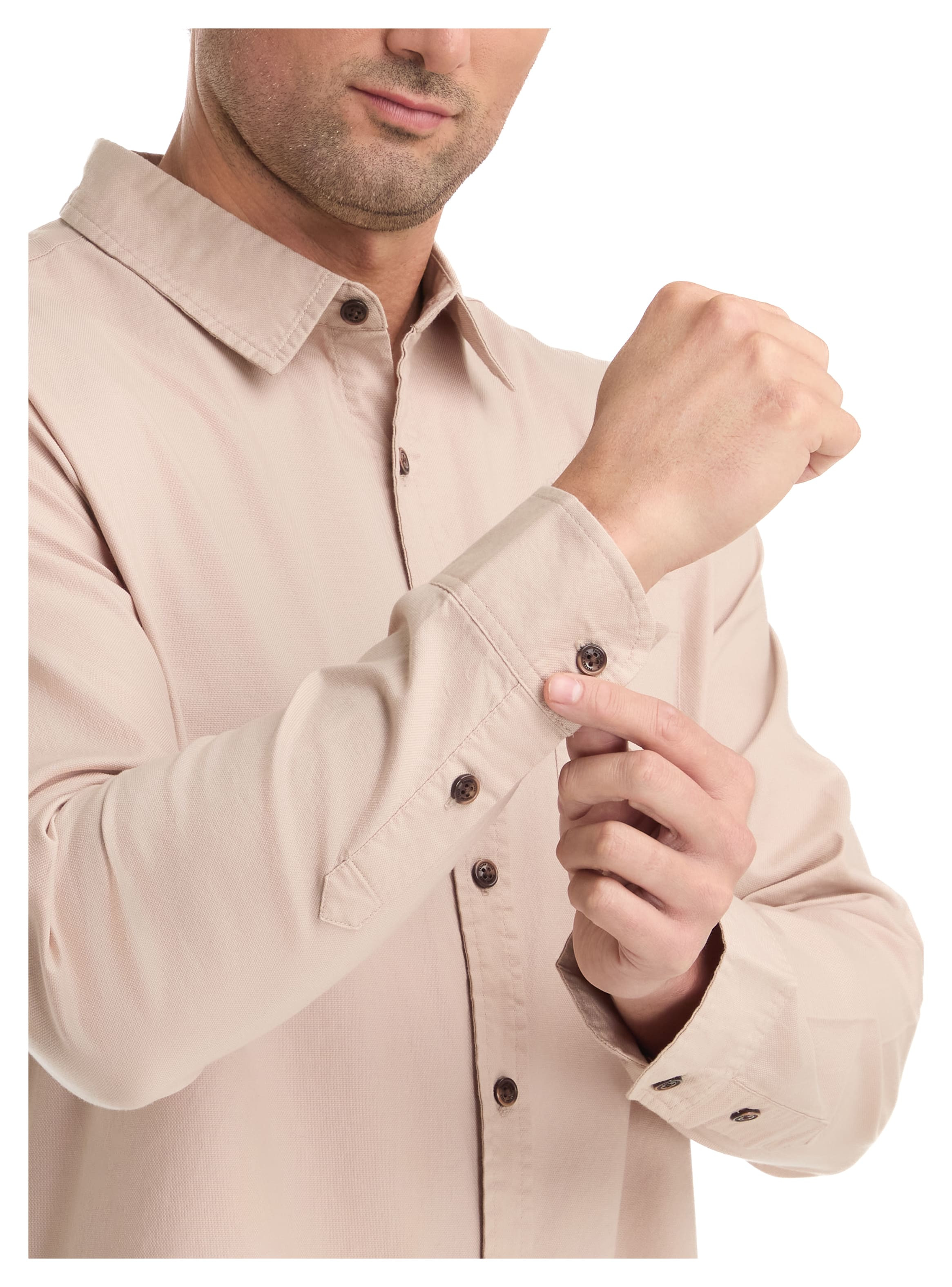 CAMISA CASUAL HOMBRE PANAMA JACK - K867 | BEIGE - 3