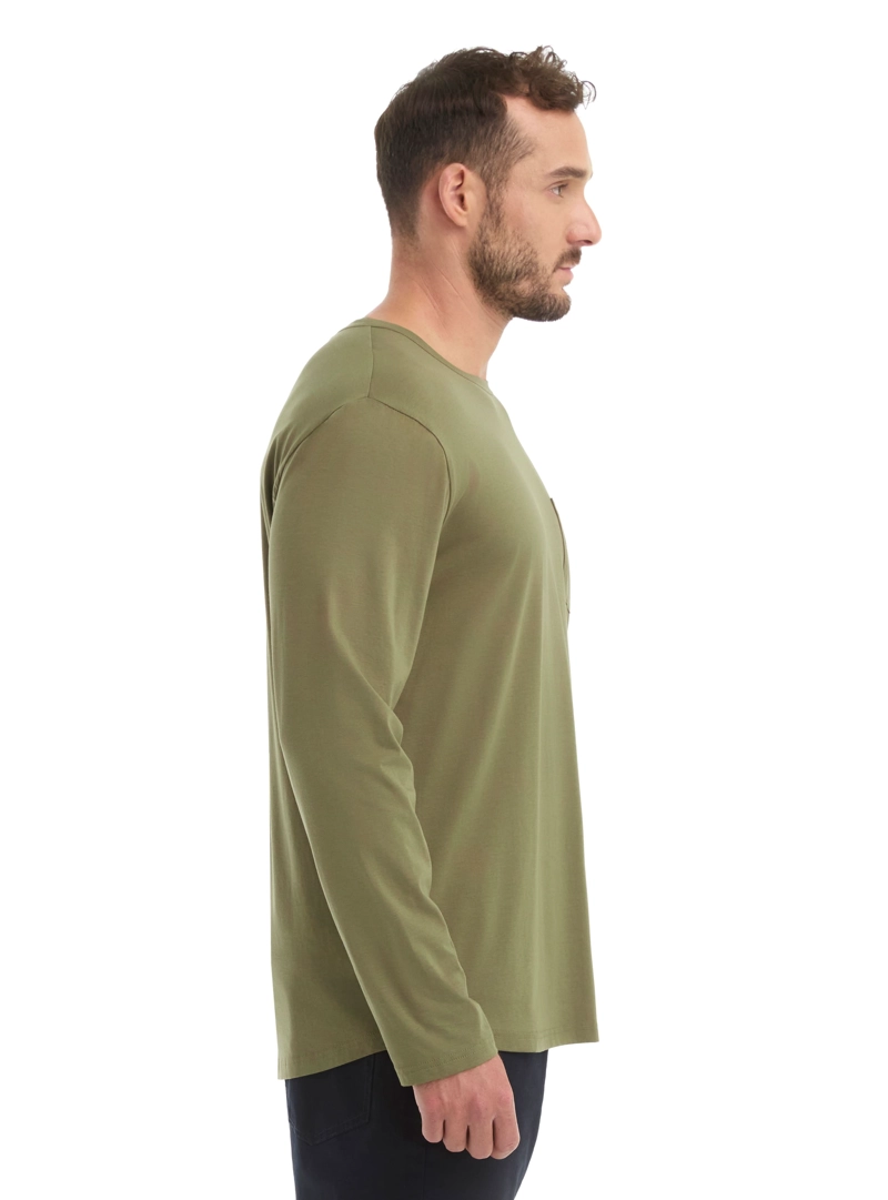 POLERA HOMBRE MANGA LARGA PANAMA JACK - L960 | VERDE - 3