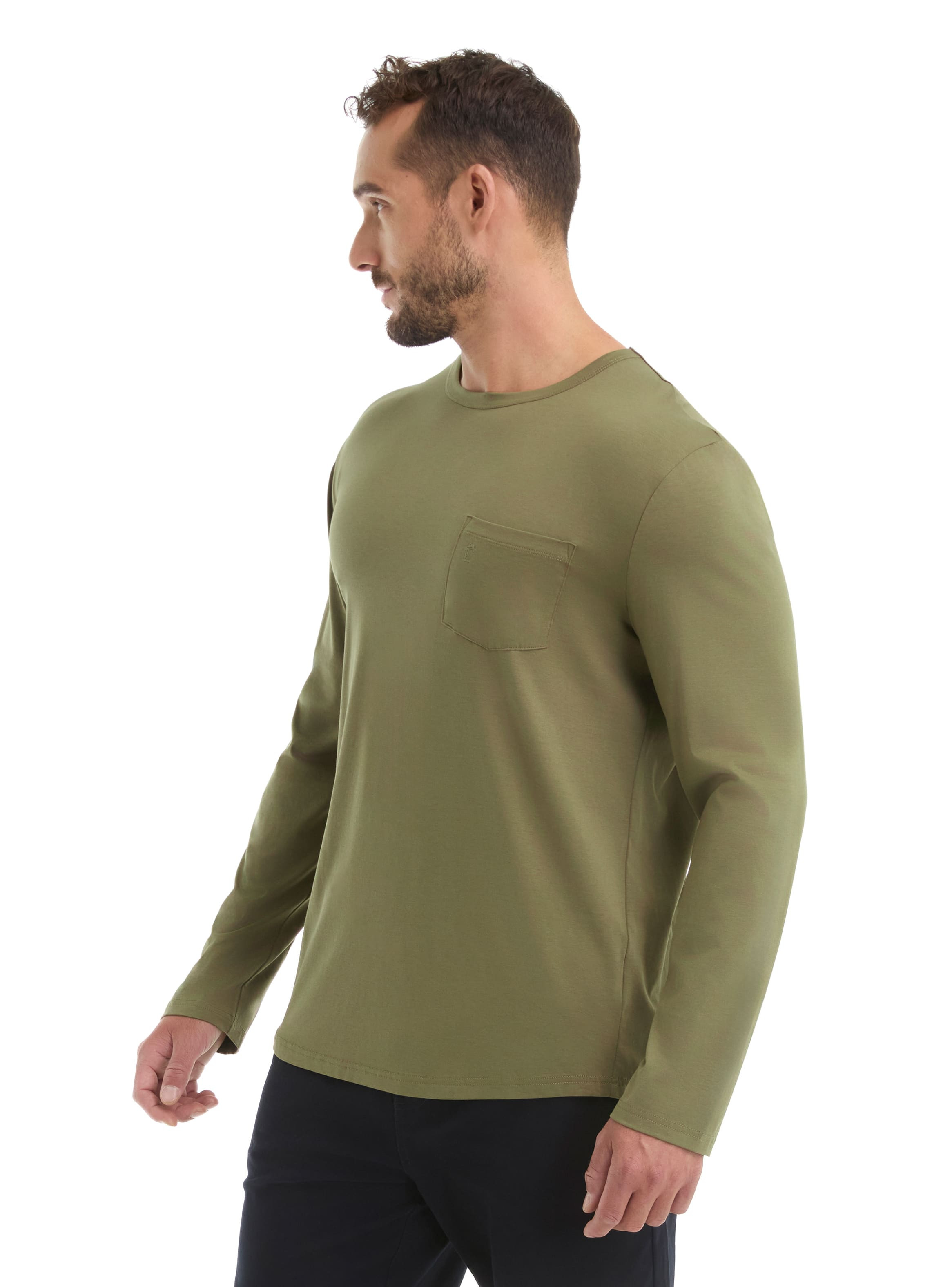 POLERA HOMBRE MANGA LARGA PANAMA JACK - L960 | VERDE - 4