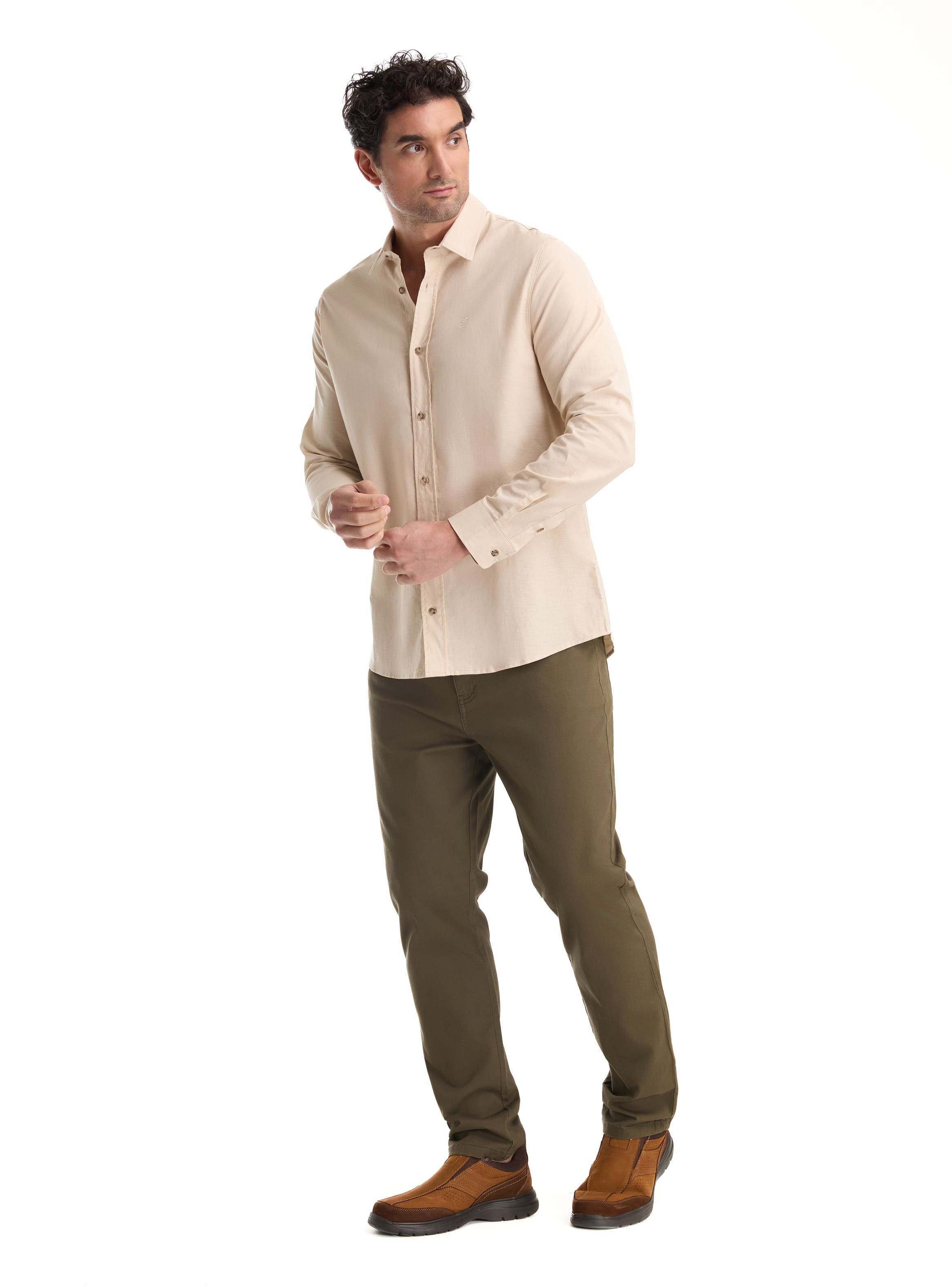 CAMISA CASUAL HOMBRE PANAMA JACK - K868 | BEIGE - 4