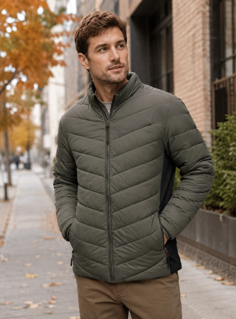 PARKA HOMBRE LIVIANA PANAMA JACK - H965 | VERDE - 1