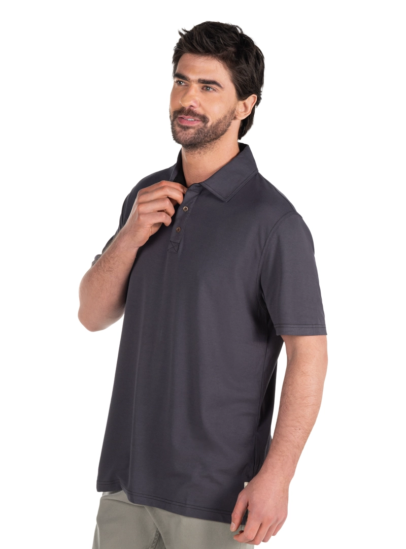 POLERA HOMBRE MANGA CORTA PANAMA JACK - PJH002M | GRIS - 4