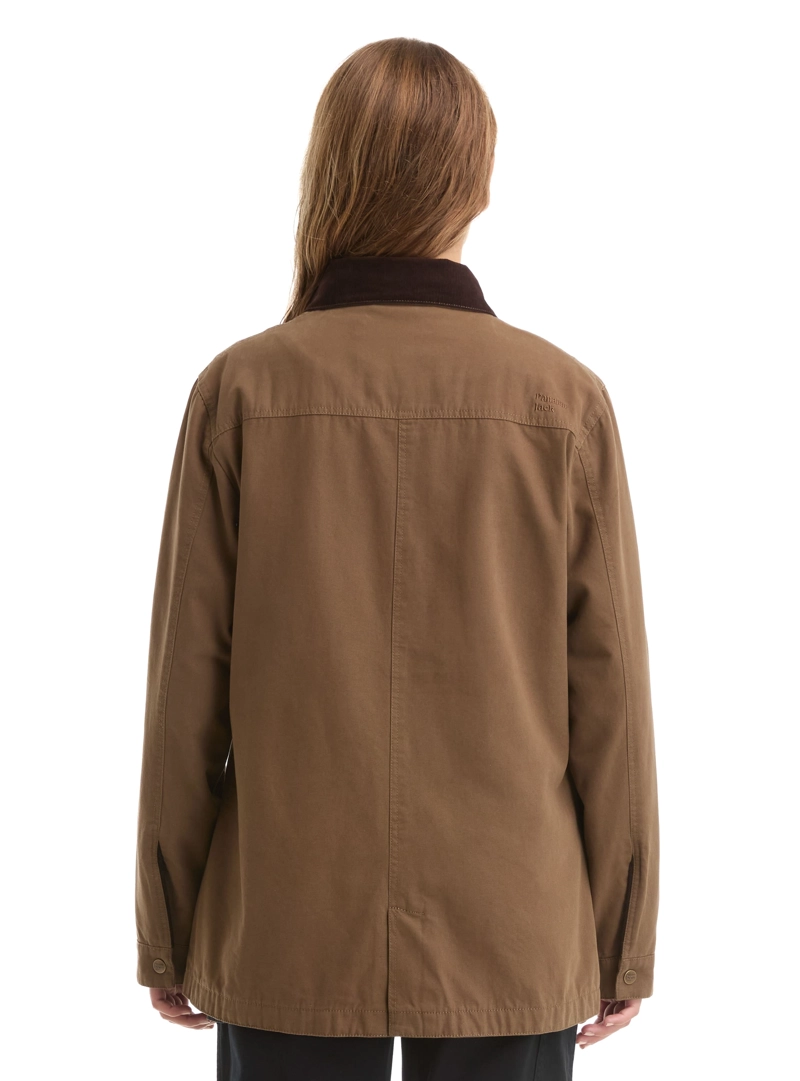 CHAQUETA MUJER CANVAS FRANELA PANAMA JACK - L985 | VERDE - 3