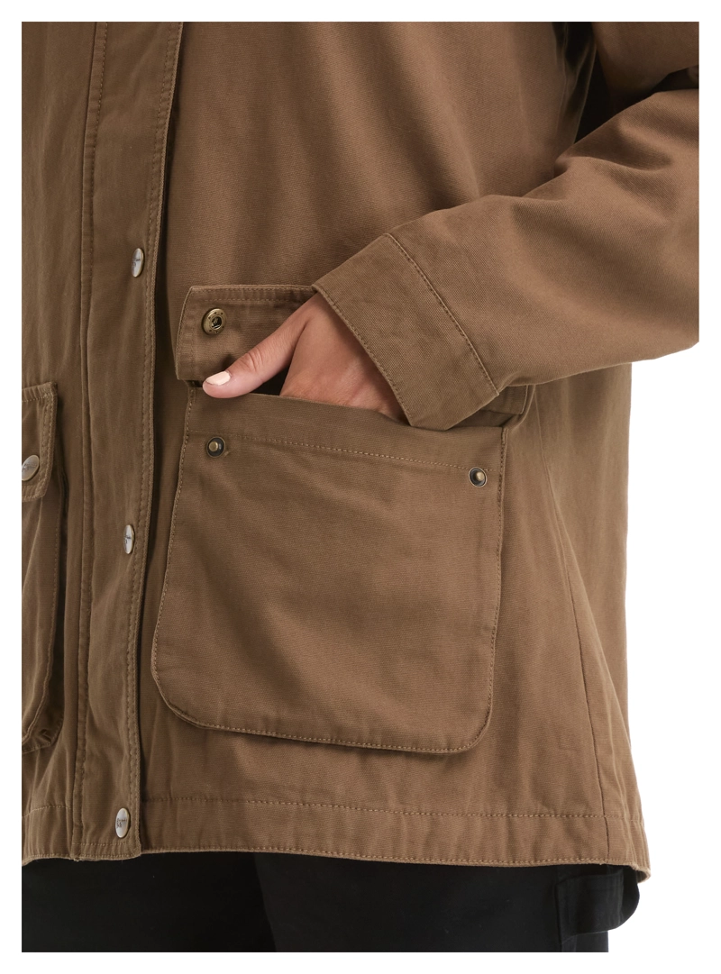 CHAQUETA MUJER CANVAS FRANELA PANAMA JACK - L985 | VERDE - 7