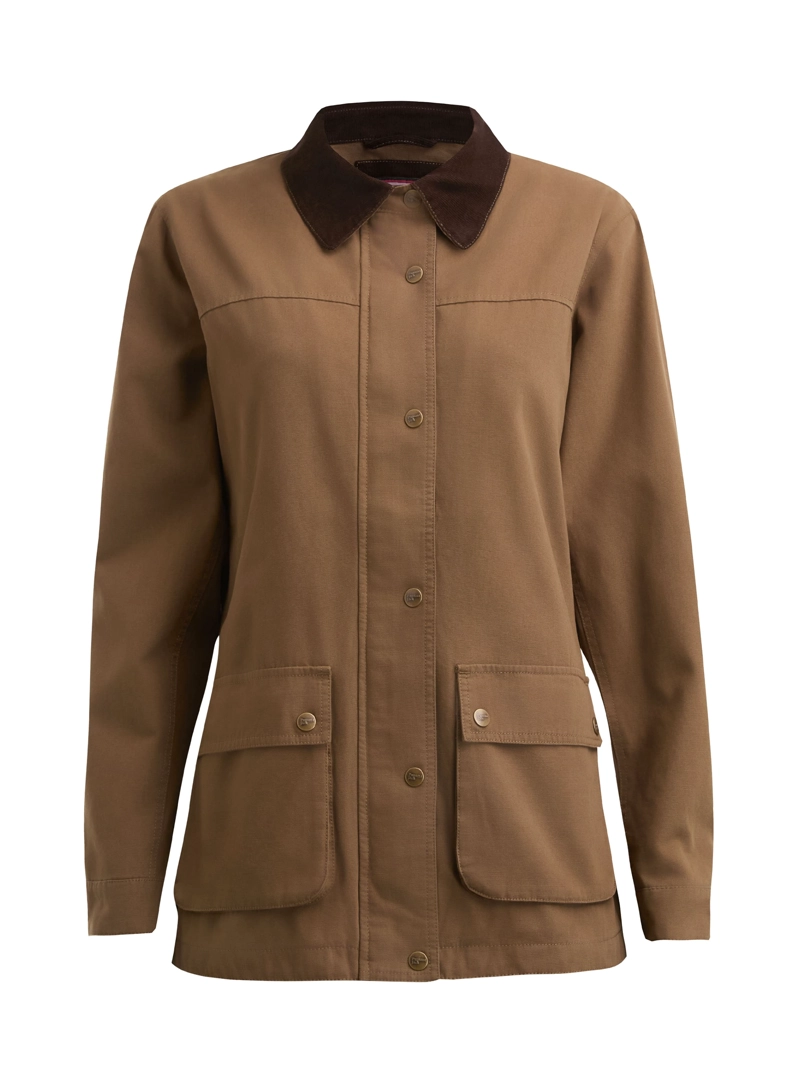 CHAQUETA MUJER CANVAS FRANELA PANAMA JACK - L985 | VERDE - 9